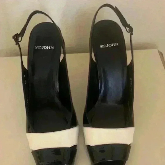 st .john slingback patent leather sandal - Picture 3 of 8